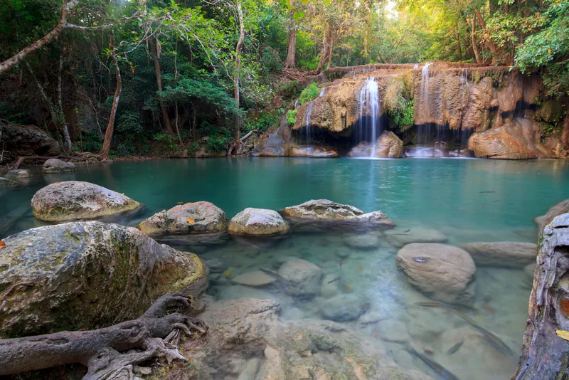 Waterfall in a national park